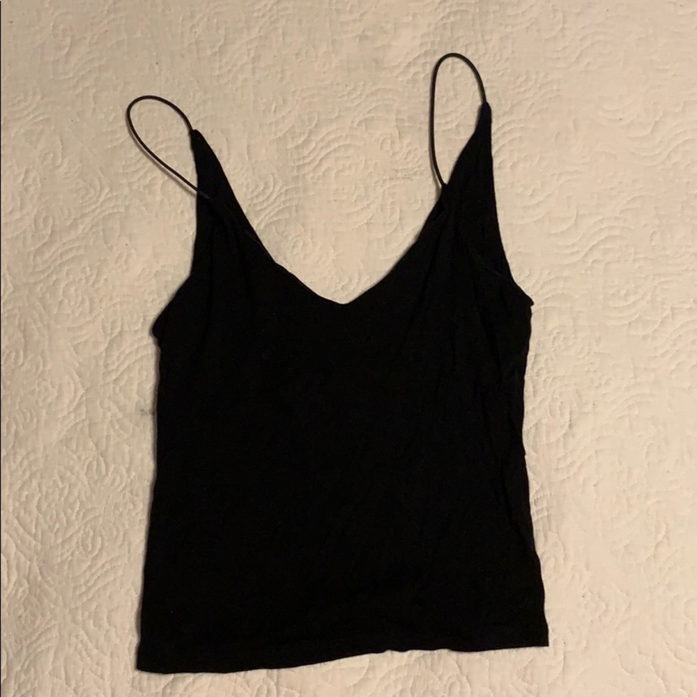 Black crop top